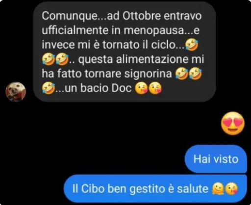 Messaggio di una paziente