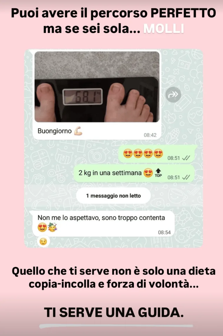 Messaggio di una paziente